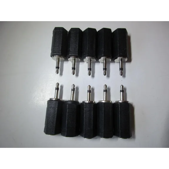 KLYNE- (10X) Mono 3.5Mm 1/8 Female Jack 2.5Mm Male Plug Audio Video Adapter M-F 251-125