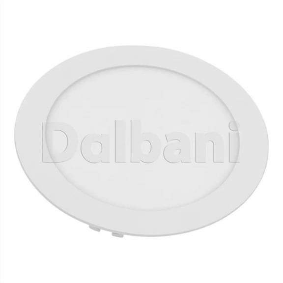 KLYNE - 12W Led 6000K Recessed Round Down Ceiling Panel Light For Home Office Business