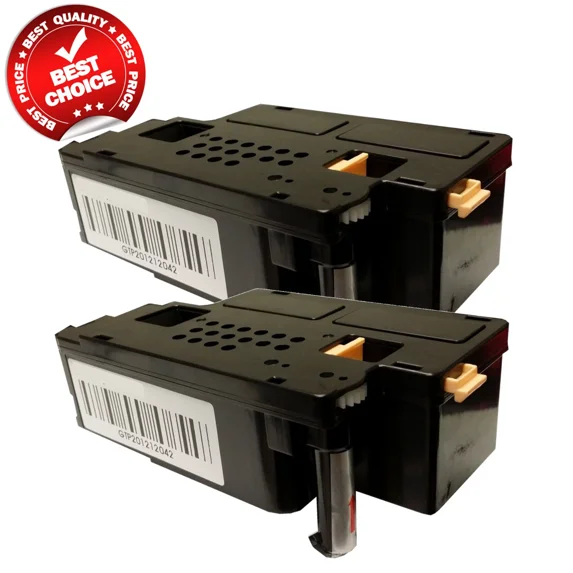 KLYNE - 2 Pack 4G9Hp Black Toner Cartridge For Dell C1660W, C1660, C1660Cnw