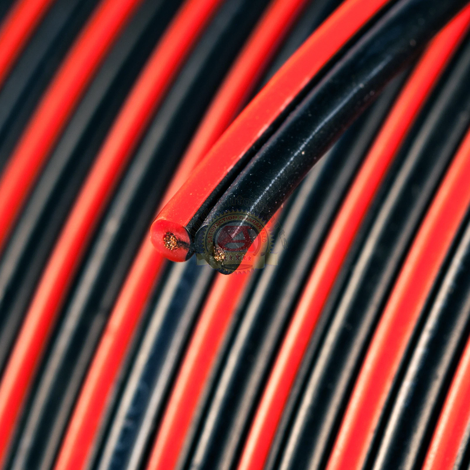 KLYNE- 20 Ft 16 Gauge Speaker Wire Cable Car Home Audio Awg 20' Black & Red Zip Wire