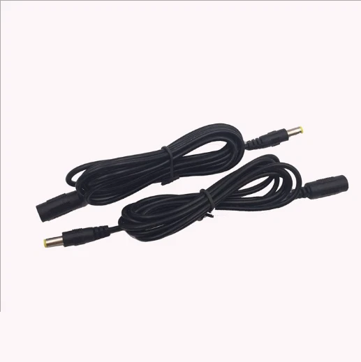 KLYNE- 2M Cctv Dc Power 5.5Mm X 2.1Mm Female To Male Plug Cable Adapter Extension Cord