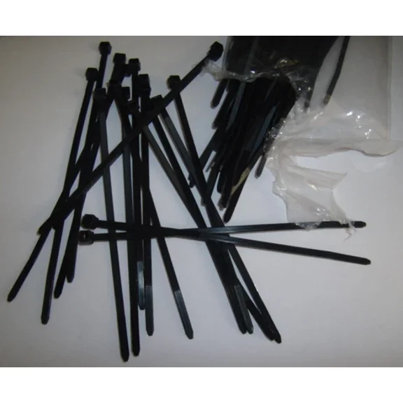 KLYNE- (300) 6" 40Lb Cable Wire Zip Tie Pull Strap Ties Cord Car Audio Installation New