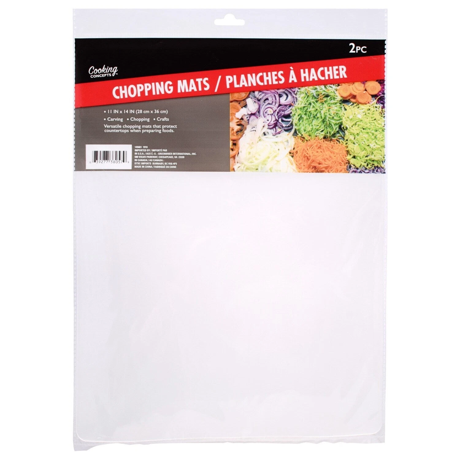 KLYNE - 4 Pack Chopping Mats Flexible 14X11 Large Dishwasher Safe Kitchen Cutting Boards