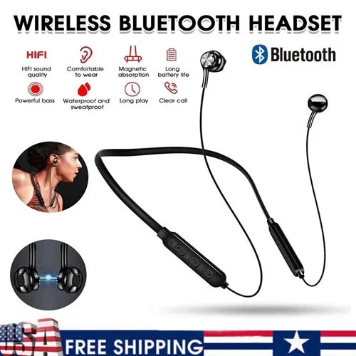 KLYNE- 5.0 Bluetooth Earbuds Stereo Sport Wireless Headphones In Ear Headset Waterproof