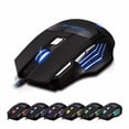 thumbnail image 1 of KLYNE- 5500 Dpi Gaming Mouse 7 Button Usb Wired Led Breathing Fire Button Laptop Pc, 1 of 5