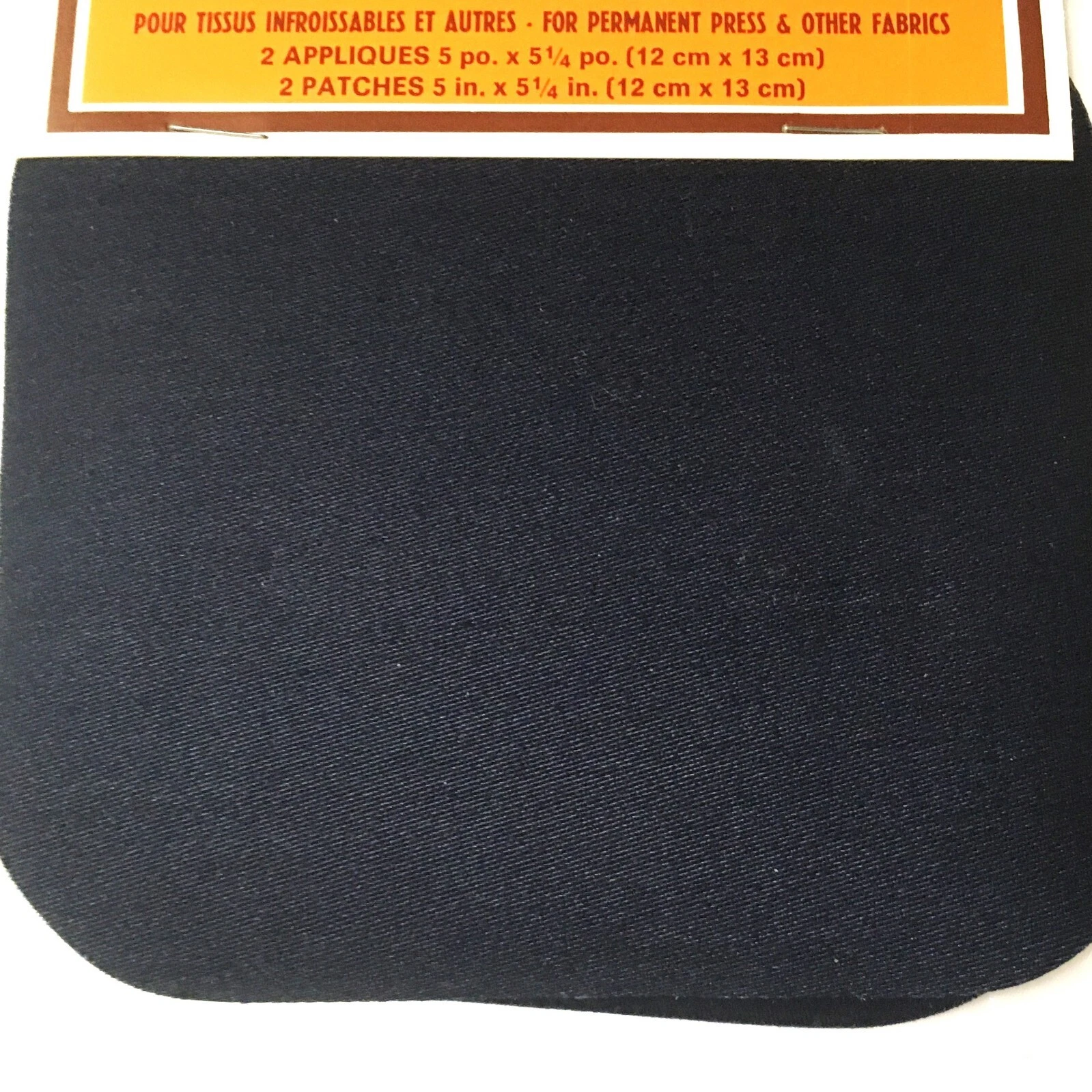 KLYNE - 6 Iron-On Patches 4 Clothing Repair 5"X5-1/4" Fabric Patch Cotton Denim Bt52