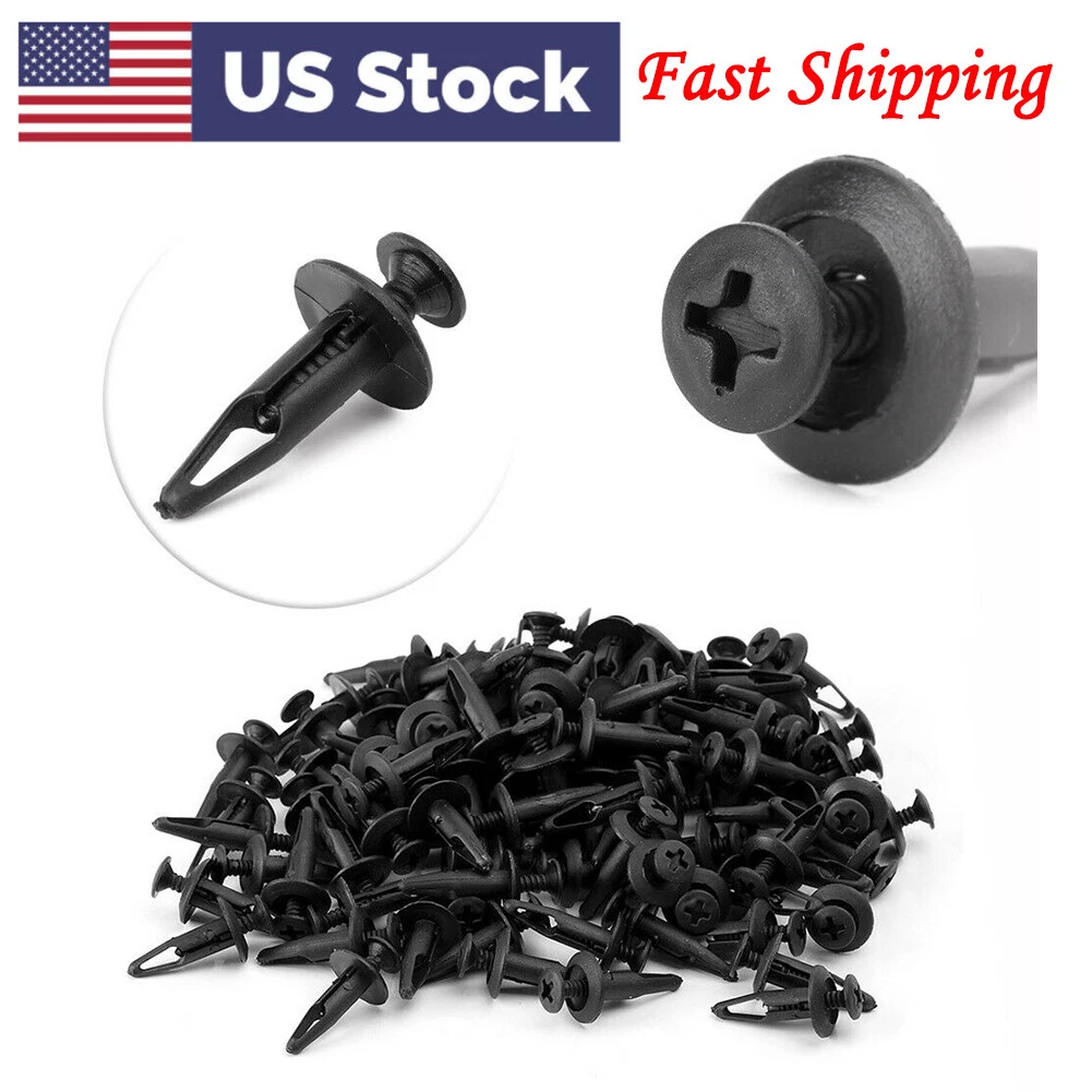 KLYNE- Accessories Car Plastic Push Rivet Rivet Retainer Fastener Bumper Pin Clips