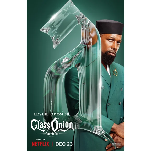 KLYNE - Bb1664 Glass Onion A Knives Out Mystery Film 2022 Green Movie Poster 11X17