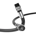 thumbnail image 1 of KLYNE - Black, Booted Rg6 Coaxial Cable, All Weather Proof Coax, 3 Feet (0.9 Meter), 1 of 6