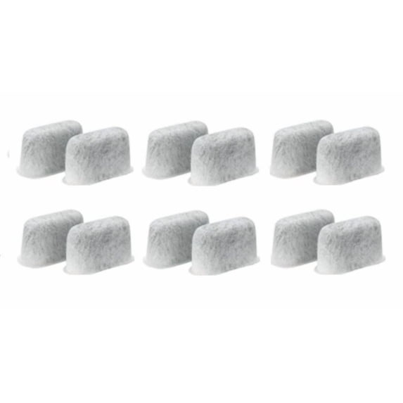 KLYNE - Charcoal Water Filters For Cuisinart Coffee Makers - 12 Pieces