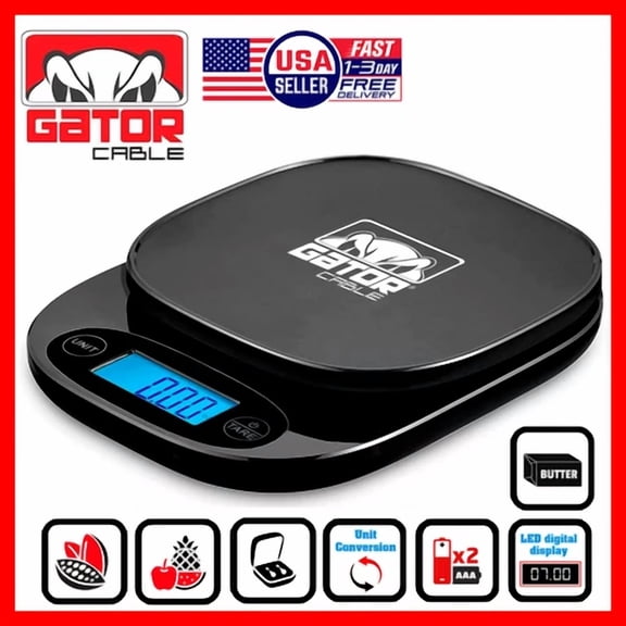KLYNE - Digital Kitchen Scale Food Diet Multifunction Weight Balance 10,000G 22Lb X 0.5G