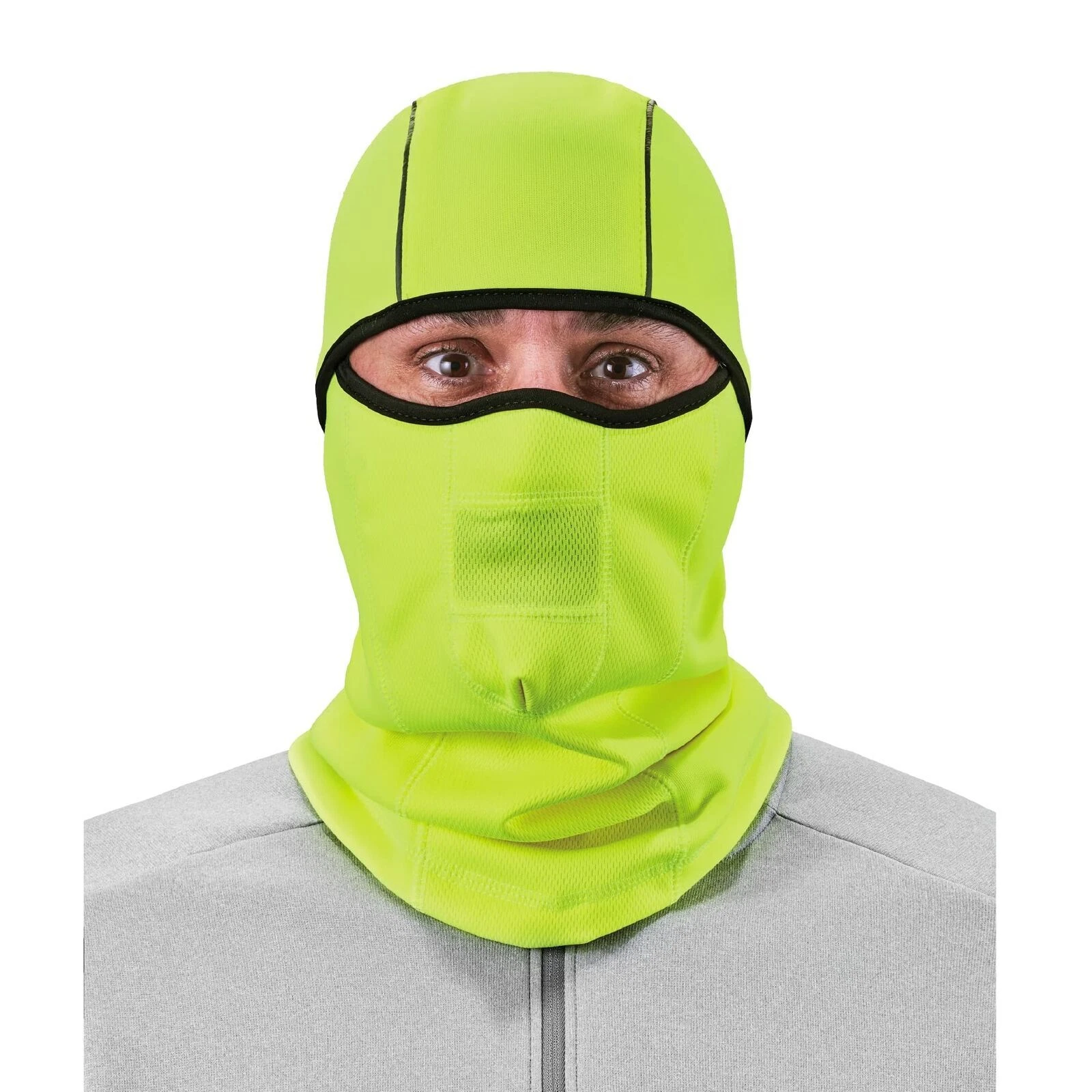 KLYNE - Ergodyne N-Ferno 6823 Balaclava Ski Mask, Wind-Resistant Face Mask - Yellow