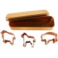 thumbnail image 1 of KLYNE - Fox Run 3 Pc Copper Plated Cookie Cutters - Farm Animals, 1 of 2
