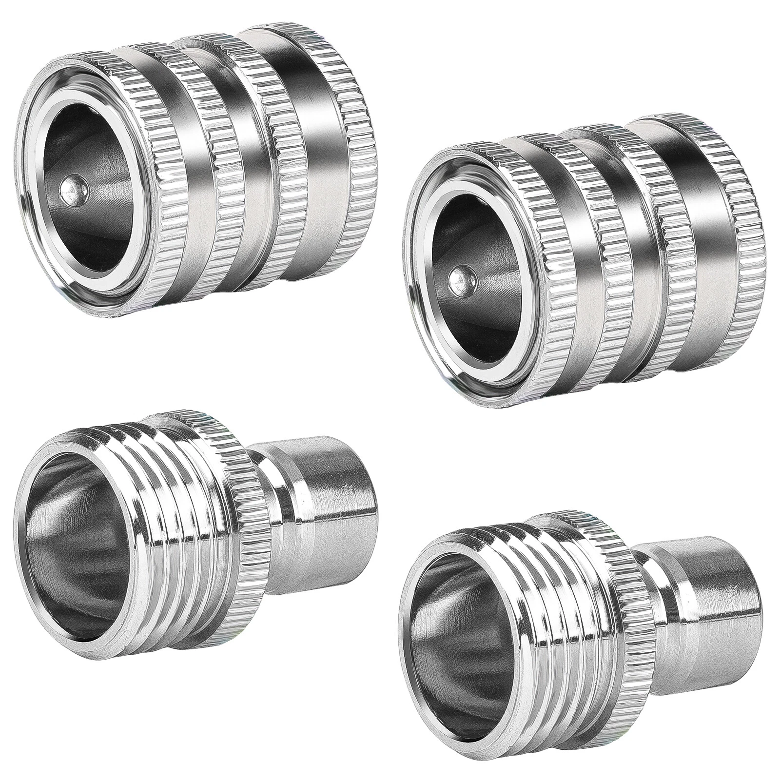 KLYNE - Garden Hose Quick Connect Adapter 3/4Inch Ght Stainless Steel Water Hose Fitting