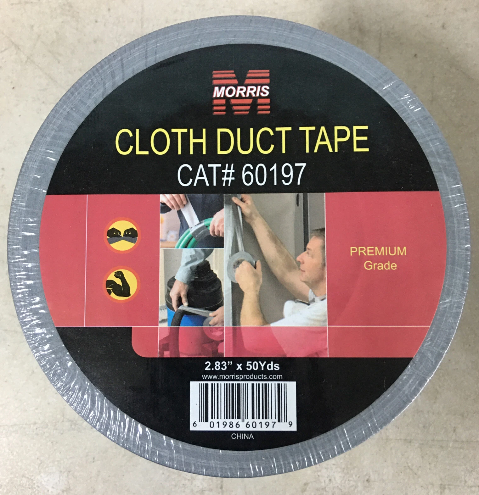 KLYNE - Morris Cloth Duct Tape Cat# 60197 2.83" X 50 Yds Premium Grade