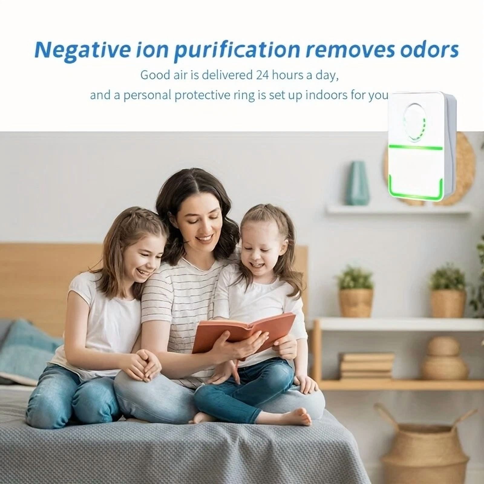 KLYNE - Portable Negative Ion Air Purifier For Odor And Smoke Removal