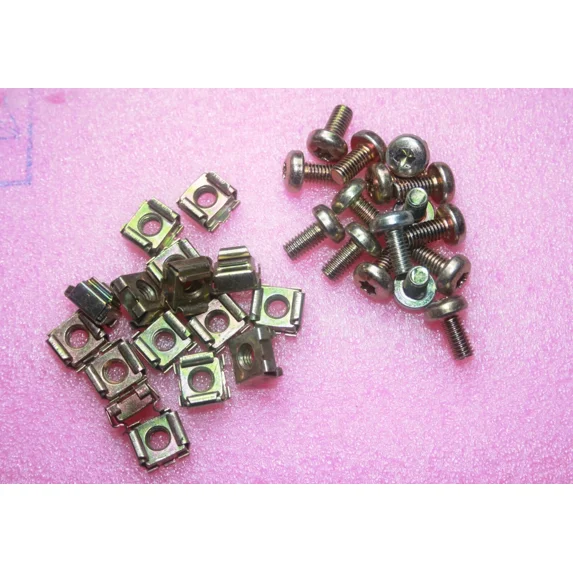 KLYNE- Rackmount M6 Cage Nuts And M6 Rack Screws (Clip Nuts, Rack Mount ...