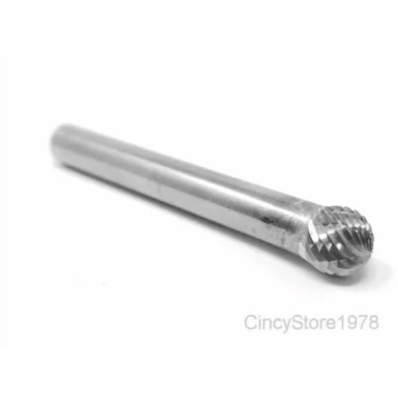 KLYNE - Sd2D Ball Shape Tungsten Carbide Burr Bur Cutting Tool Die Grinder Bit 1/4" New