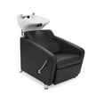 thumbnail image 1 of KLYNE Shampoo Backwash Unit (BLACK) with WHITE Shampoo Bowl, Adjustable Footrest and Faucet for Beauty Salon, Hair Salon, 1 of 8