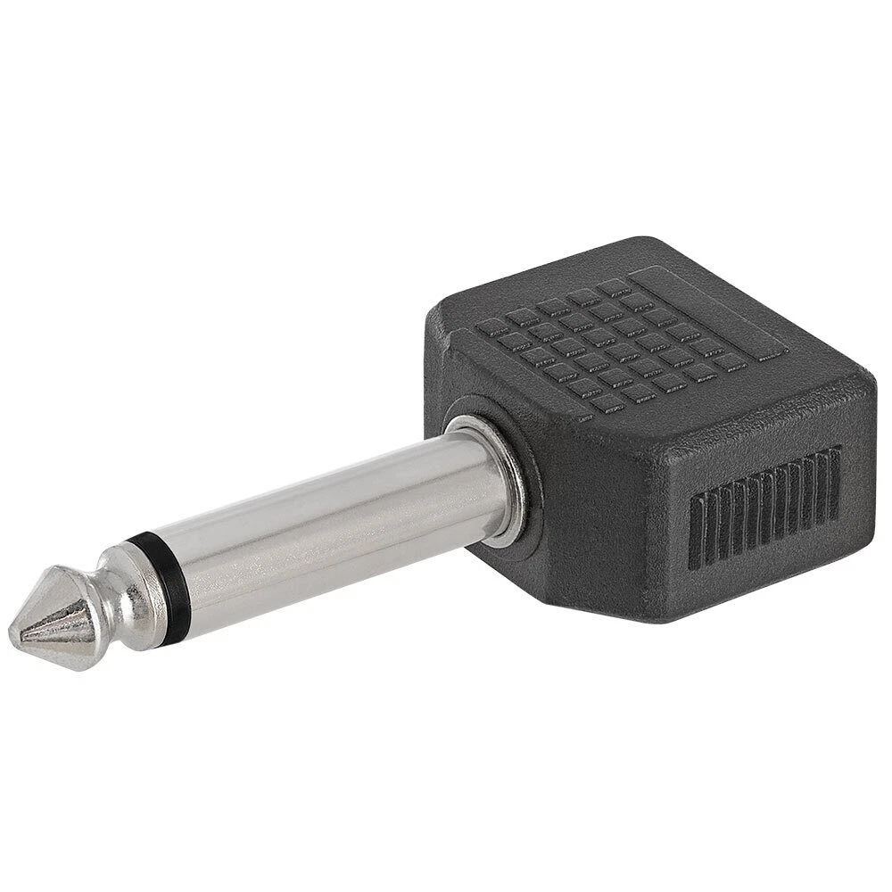 Connettore Jack Stereo Femmina 6,35mm Mono - Sostituzione Per Cuffie E Strumenti Musicali