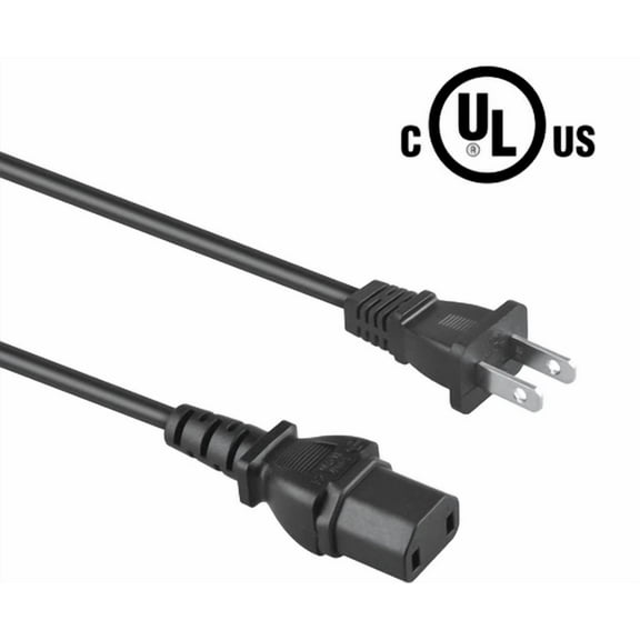 KLYNE - Ul Ac Power Cord For Klipsch Rw-8 Rw-12D Powered Subwoofer Mains Cable Lead