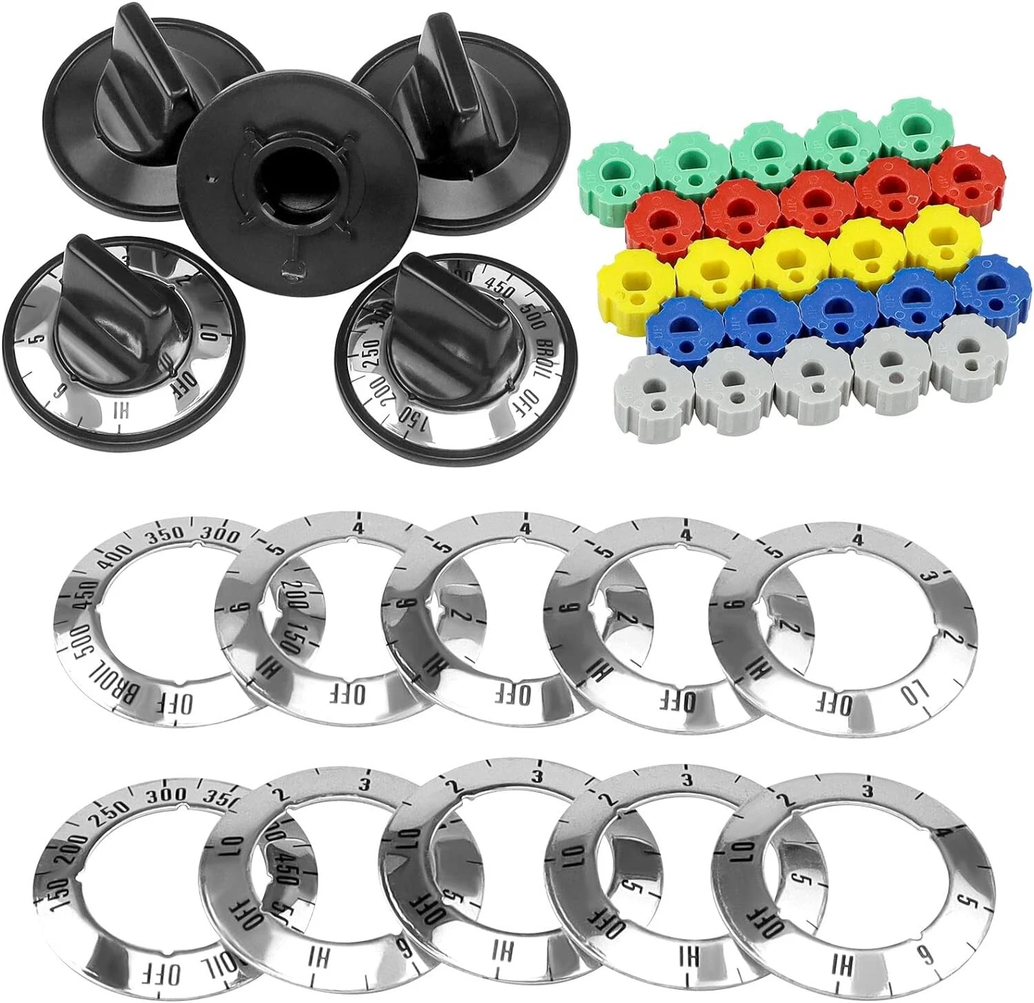 KLYNE - Universal Stove Knob Compatible With Electric Gas Stove Replacement Range Kit...