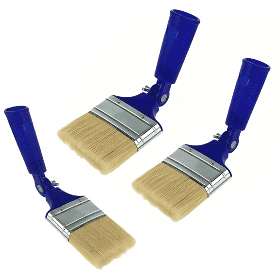 KLYZONIC Paint Brushes, Set Multi Angle Adjustable for Wall Ceiling 3 Pcs 2/2.5/3 Inch Fine Painting Tools