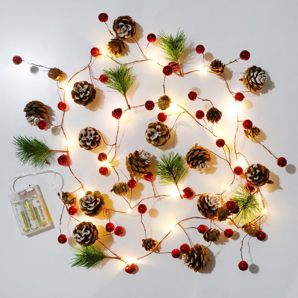 KLZO 7FT Christmas Light Strips Outdoor Indoor Decoration, Battery
