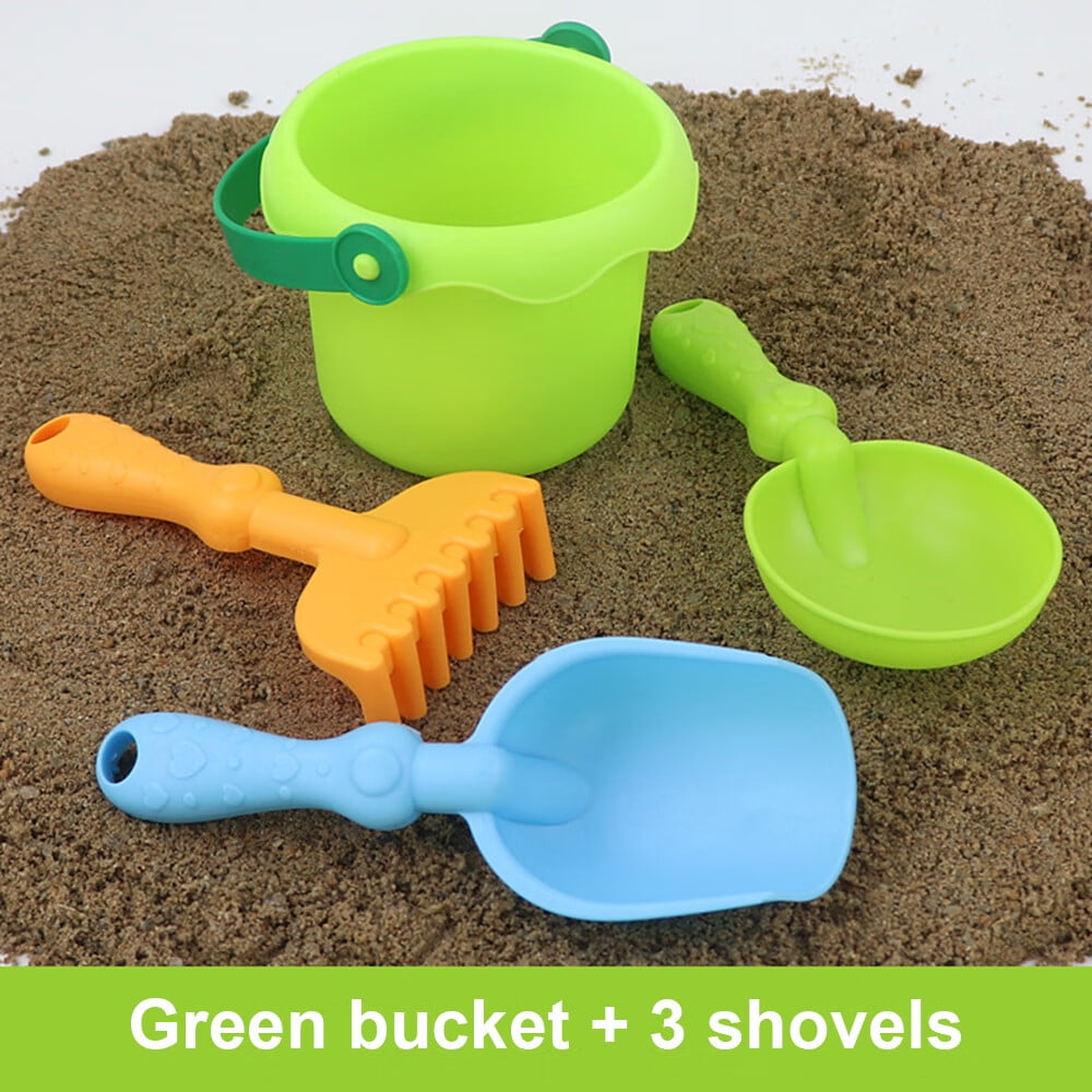 KLZO Children's Beach Toy Kit 8Piece Set with Sandcastle Molds and