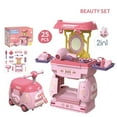 KLZO Kids Play Vanities Dresser Set, Pretend Play Toys for Toddlers 3 4