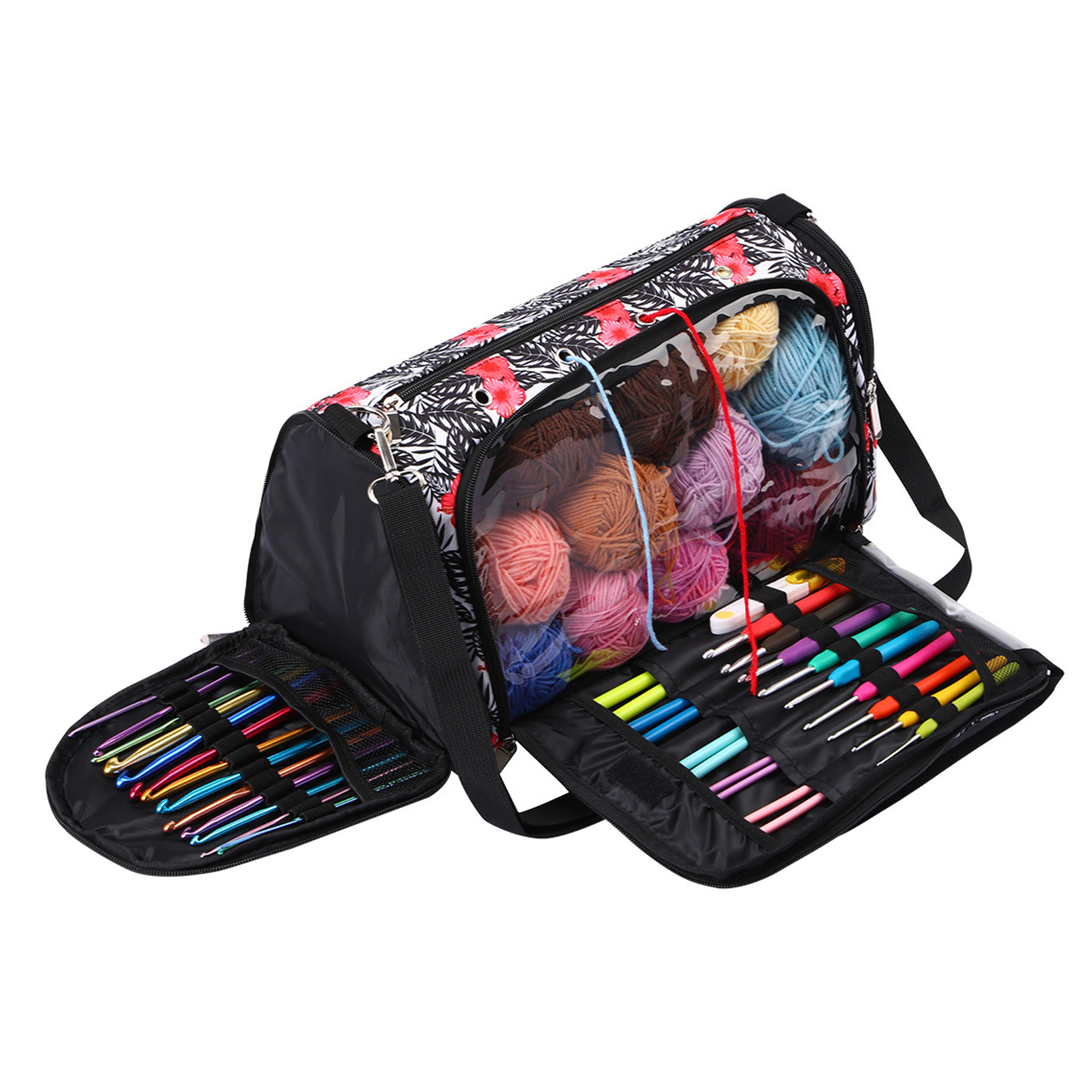 Maine Coon Cat Yarn Storage Bag – Drawstring Craft Organizer With Grommets