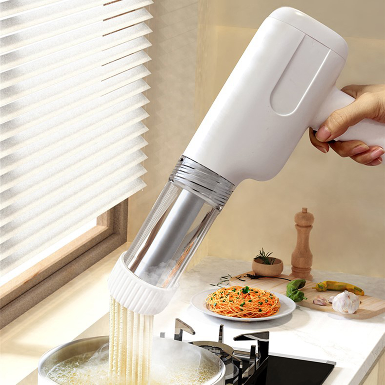 KLZO Multifunctional Handheld Noodle Press Cordless Rechargeable Enema