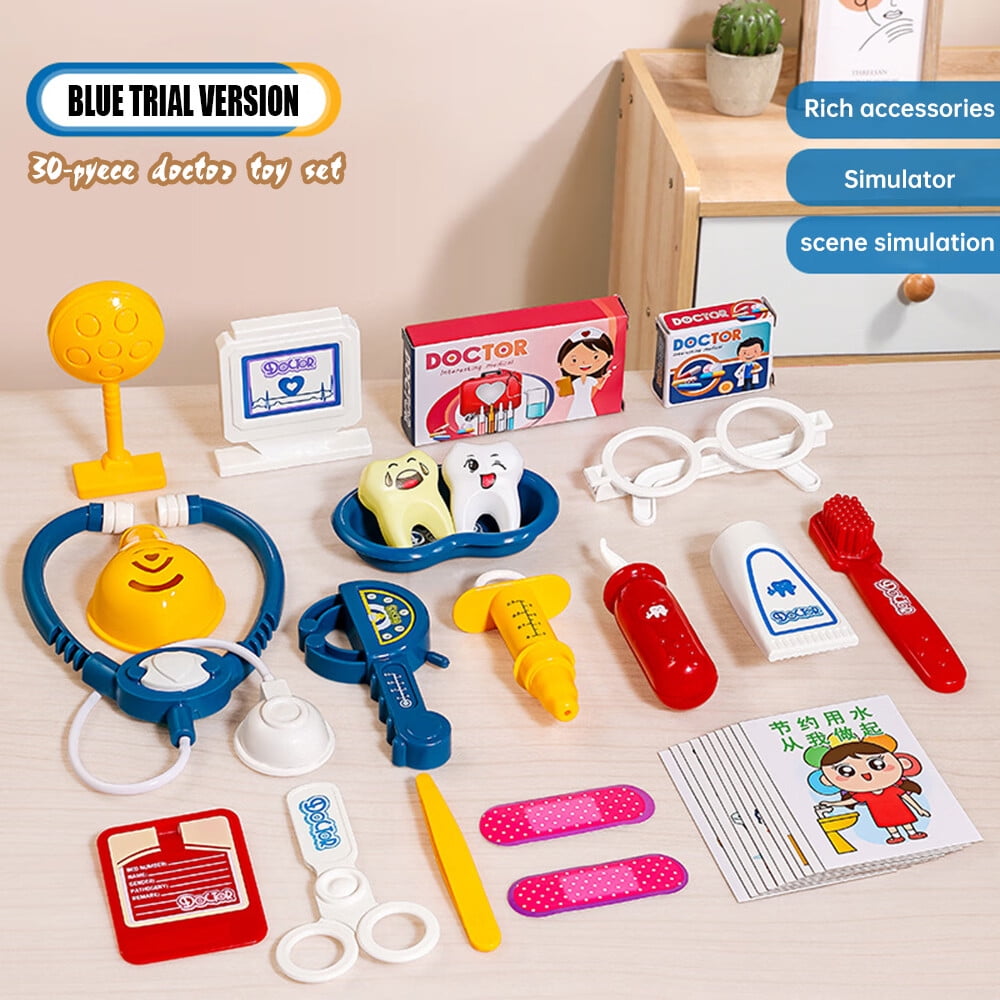 KLZO Wooden Tea Set for Toddlers, Imaginative Play for Girls and Boys