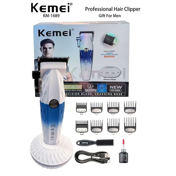 KM-1689 New Hair Clipper Electric Hair Cutting Machine Professional Barber Haircut For Men