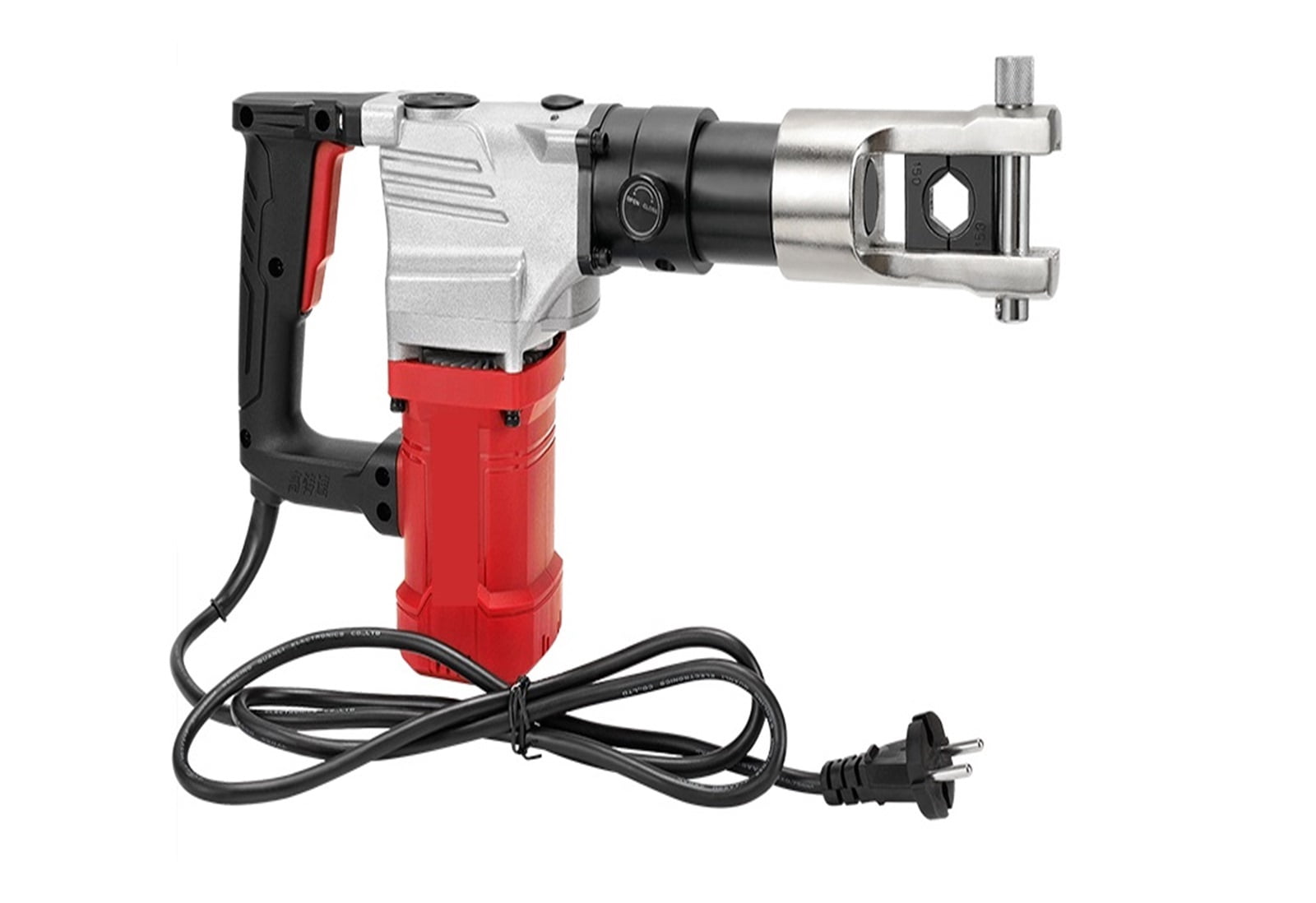 KM-300 In-line Electric Power Cable Crimping Tool, 10-300mm² Copper/Aluminum Terminal Crimping 2200W Power ,Easy to Use