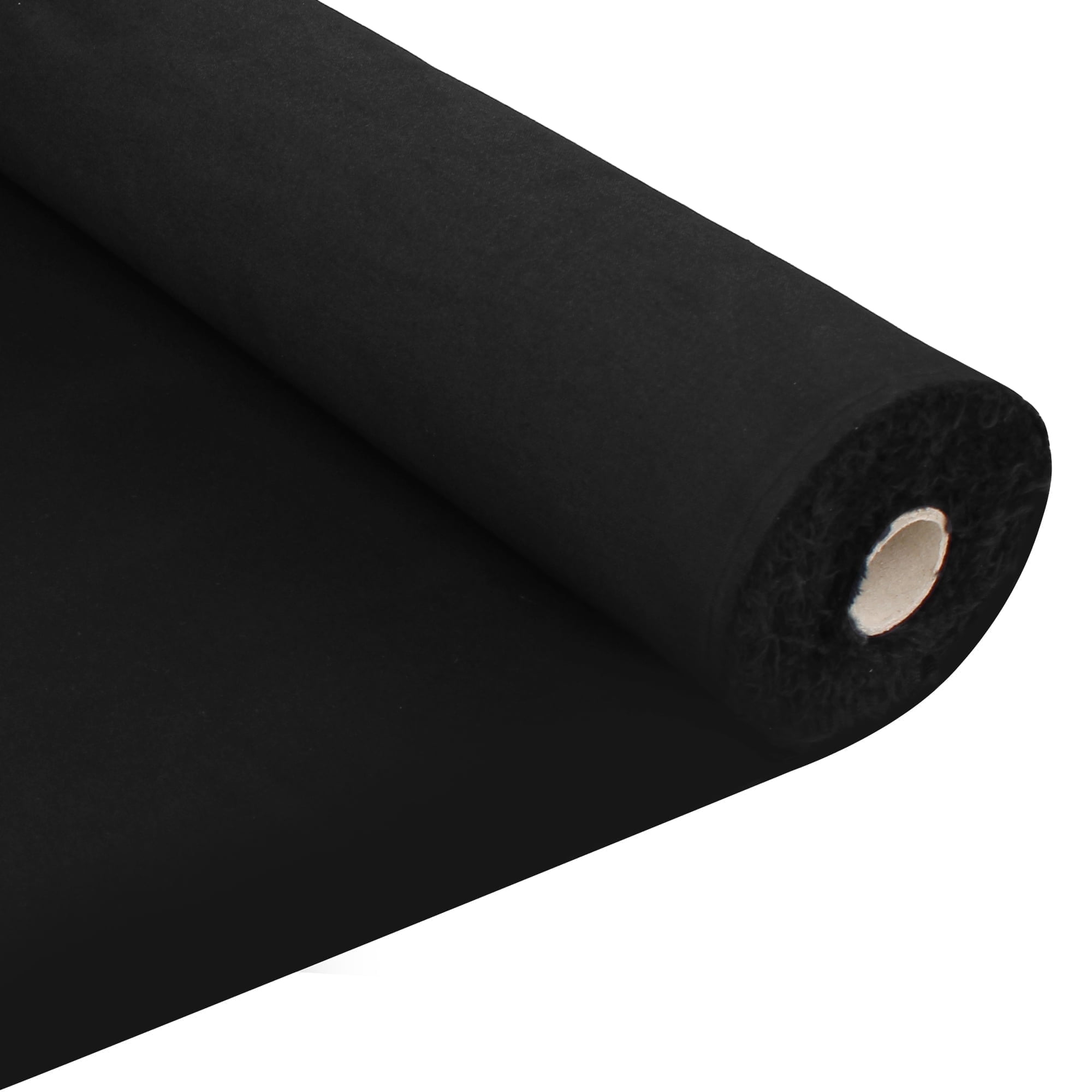 KALMORE Black Duvetyne Commando Cloth, Flame Retardant, Zero-Glare, Cotton Fabric for Photography Backdrop, Stage Backdrops, Studio Blackout Fabric (10, 25, 50 Yards Roll)