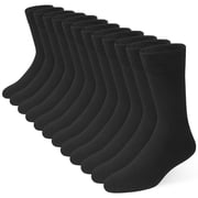 KM Legend Mens Dress Socks, 6-Pair Classic Mens Formal Socks, Premium Dress Socks For Men for Business, Office & Casual Wear, Breathable Soft Cotton Blend
