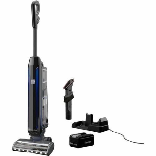 Black Cordless Upright Vacuum with HEPA Filter for Pets
