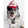 thumbnail image 1 of Kacey Lee Music Note Golden Texas Pet Baseball Hat for Cats & Dogs, Red, Size Extra Small/Small, 1 of 4