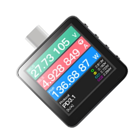 KM003C POWER Z USB Tester PD3.1 Type C Fast Charging Tester Monitor Tools Digital Voltmeter Ammeter For Phone