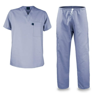 KM01L - Kolossus Men's Poly Cotton Medical Scrubs Set