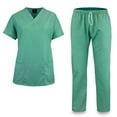 thumbnail image 1 of KM51L - Kolossus Women's Cotton Poly Blend Medical Scrubs Set, 1 of 10
