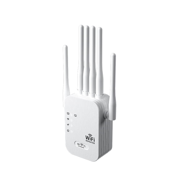 WiFi Extender Signal Booster,1200Mbps Dual Band (5GHz/2.4GHz) WiFi Extenders Signal Booster for Home, WiFi Repeater with Ethernet Port Covers up to 12880 Sq.Ft  and 105 Devices