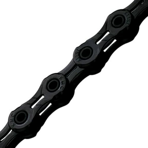 KMC 11-Speed DLC11 Series High-Performance Chain | for Road/Mountain/Gravel | Shimano, SRAM, and Campagnolo Compatible | 116 Links, Missing Link Included |Black