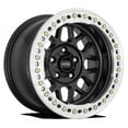 thumbnail image 1 of KMC Aluminum Rim KM235 GRENADE CRAWL 17X9in Satin Black Finish, KM23579080738N, 1 of 3