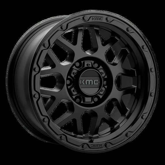 KMC Aluminum Rim KM535 GRENADE OFF-ROAD 20X9in Matte Black Finish, KM53529058718