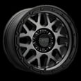 thumbnail image 1 of KMC Aluminum Rim KM535 GRENADE OFF-ROAD 20X9in Matte Gray Matte Black Lip Finish, KM53529068418, 1 of 3