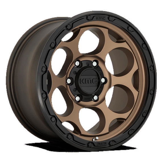 KMC Aluminum Rim KM541 DIRTY HARRY 20X9in Matte Bronze with Black Lip Finish, KM54129068600