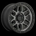 thumbnail image 1 of KMC Aluminum Rim KM544 MESA 17X9in Satin Black with Gray Tint Finish, KM54479064418, 1 of 3