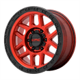 thumbnail image 1 of KMC Aluminum Rim KM544 MESA 20X9in Candy Red with Black Lip Finish, KM54429050900, 1 of 3